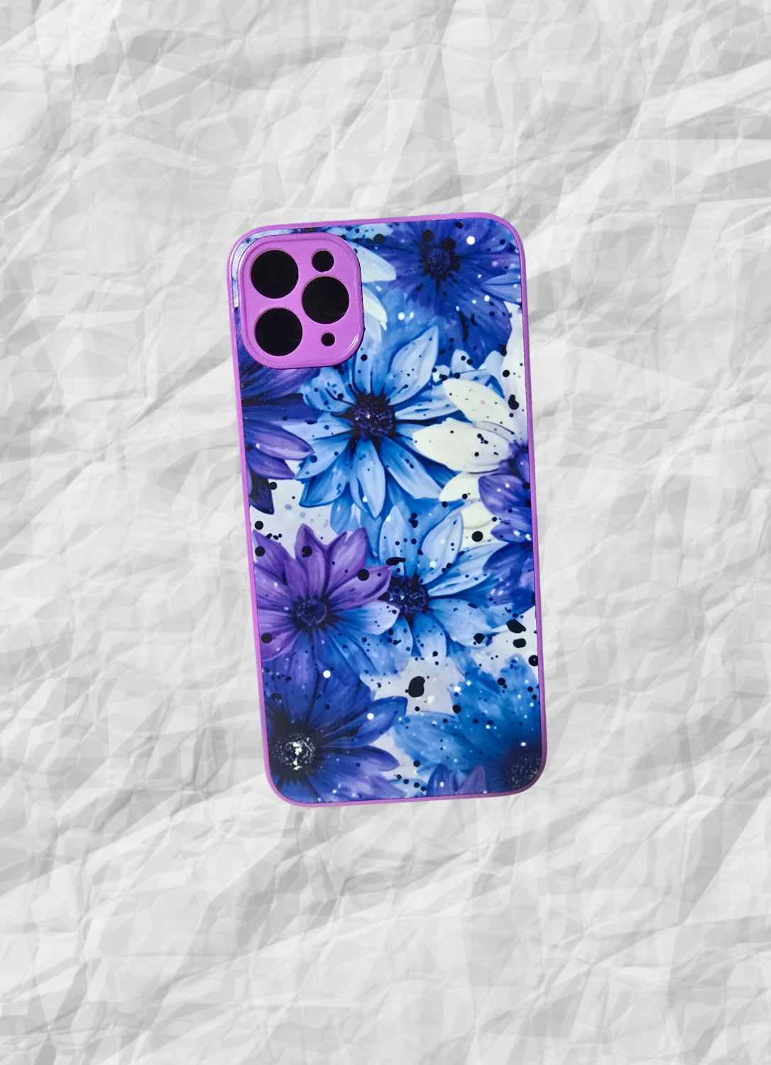 Blue & Purple Flowers Phone Case